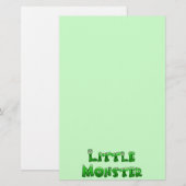 gevallen monster briefpapier (Voorkant / Achterkant)