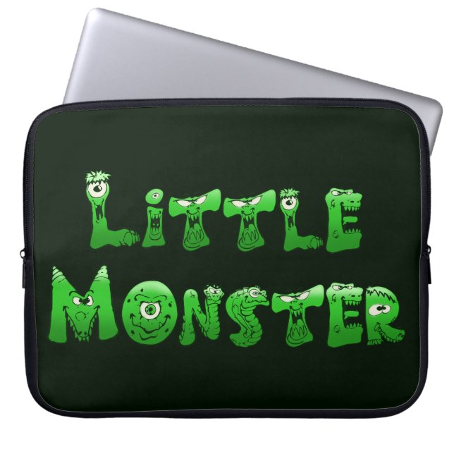 gevallen monster laptop sleeve (Voorkant)