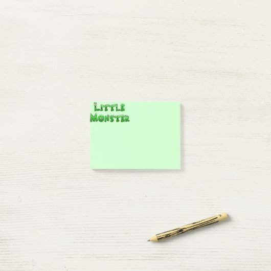 gevallen monster post-it® notes (Op bureau)