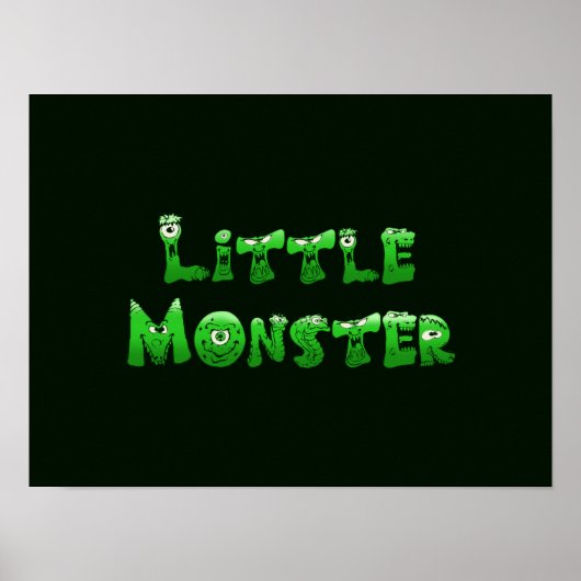 gevallen monster poster (Voorkant)