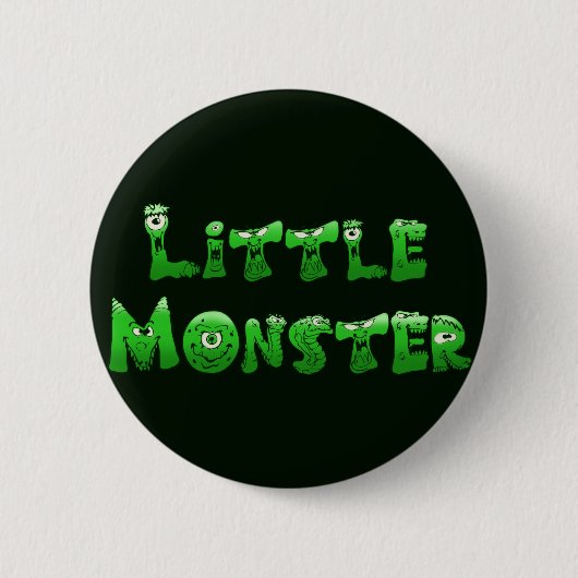 gevallen monster ronde button 5,7 cm (Voorkant)