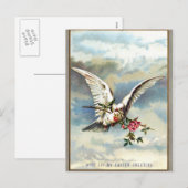 Gevallen paashaai met Rozen Feestdagenkaart (Voorkant / Achterkant)