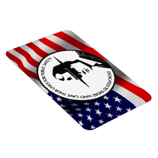 GEVALLEN POLITIEAGENTEN MAGNEET (Rechterzijde)