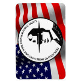 GEVALLEN POLITIEAGENTEN MAGNEET (Verticaal)