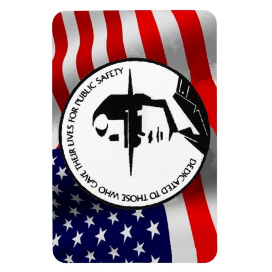 GEVALLEN POLITIEAGENTEN MAGNEET (Verticaal)