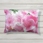 Gevallen roze bloesems buitenkussen (Achterkant)