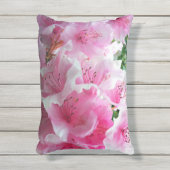 Gevallen roze bloesems buitenkussen (Voorkant (verticaal))