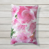Gevallen roze bloesems buitenkussen (Achterkant (verticaal))