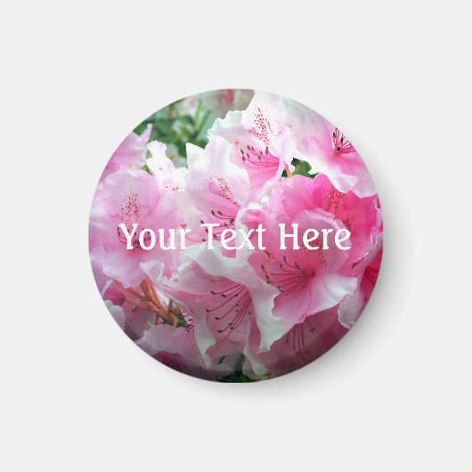 Gevallen roze bloesems magneet (Voorkant)