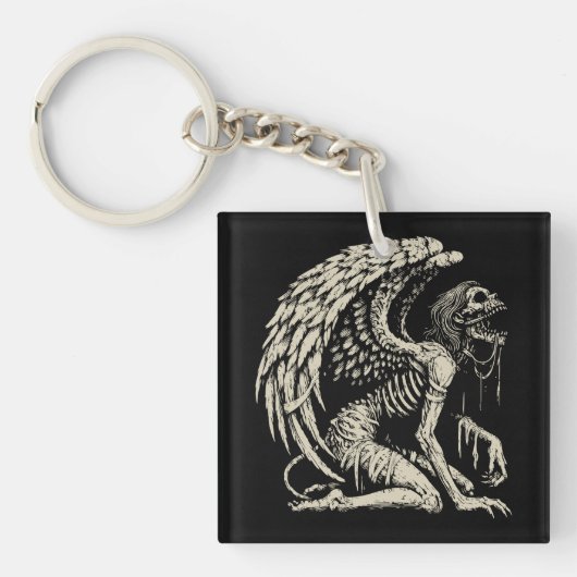 Gevallen Serafijn Sleutelhanger (Voorkant)