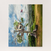 Gevallen soldaten Kruis Legpuzzel (Verticaal)