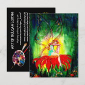 GEVALLEN VAN RISES UITNODIGING BRIEFKAART (Voorkant / Achterkant)