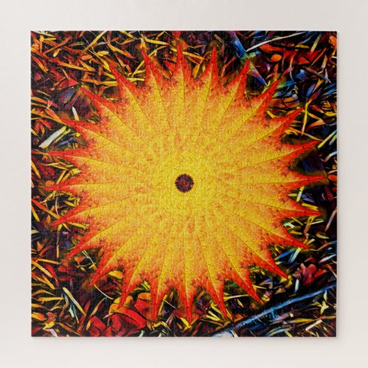 Gevallen zonneschijn  legpuzzel (Verticaal)