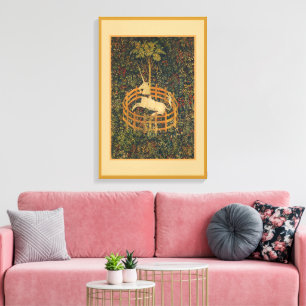 Gevangen Eenhoorn Canvasprint Canvas Afdruk