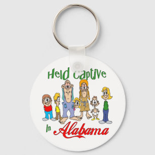 Gevangen gehouden in Alabama Sleutelhanger