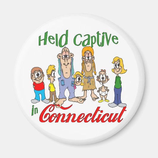 Gevangen gehouden in Connecticut Magneet (Voorkant)