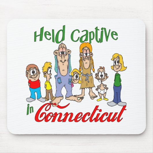 Gevangen gehouden in Connecticut Muismat (Voorkant)