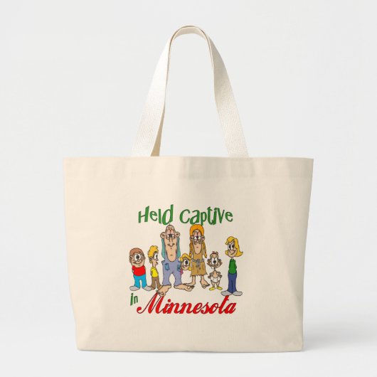 Gevangen gehouden in Minnesota Grote Tote Bag (Voorkant)