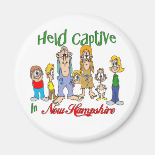 Gevangen gehouden in New Hampshire Magneet
