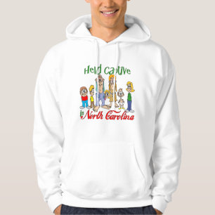Gevangen gehouden in North Carolina Hoodie