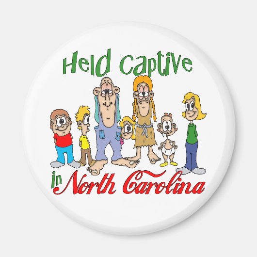 Gevangen gehouden in North Carolina Magneet (Voorkant)