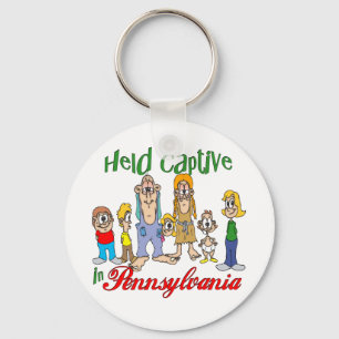 Gevangen gehouden in Pennsylvania Sleutelhanger