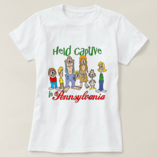 Gevangen gehouden in Pennsylvania T-shirt