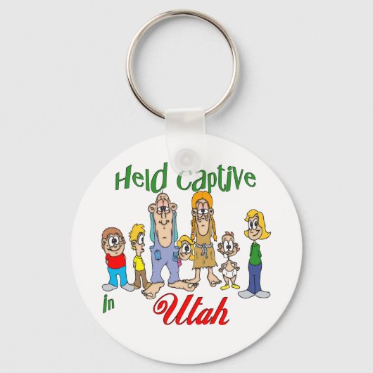 Gevangen gehouden in Utah Sleutelhanger (Voorkant)