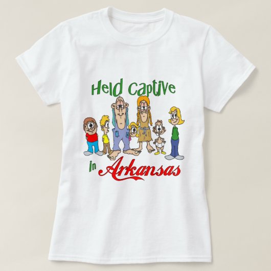 Gevangen genomen in Arkansas T-shirt (Design voorkant)
