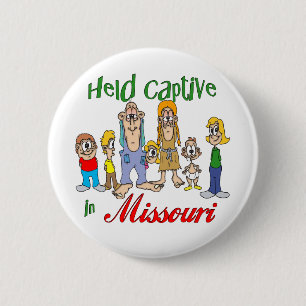 Gevangen genomen in Missouri Ronde Button 5,7 Cm
