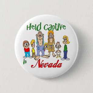 Gevangen genomen in Nevada Ronde Button 5,7 Cm