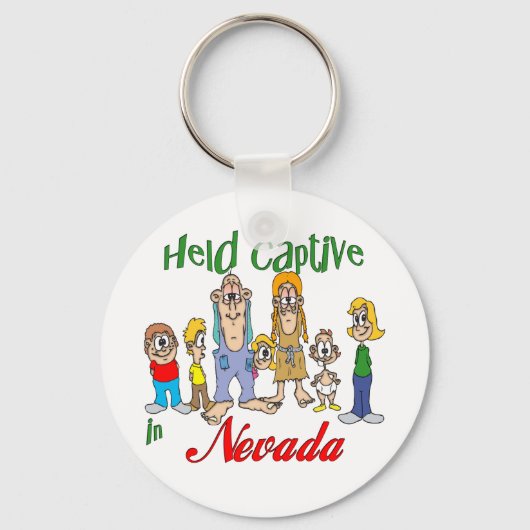 Gevangen genomen in Nevada Sleutelhanger (Voorkant)