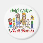 Gevangen genomen in North Dakota Magneet (Voorkant)