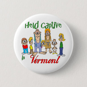 Gevangen genomen in Vermont Ronde Button 5,7 Cm