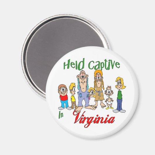 Gevangen genomen in Virginia Magneet (Voorkant / Achterkant)