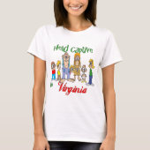 Gevangen genomen in Virginia T-shirt (Voorkant)
