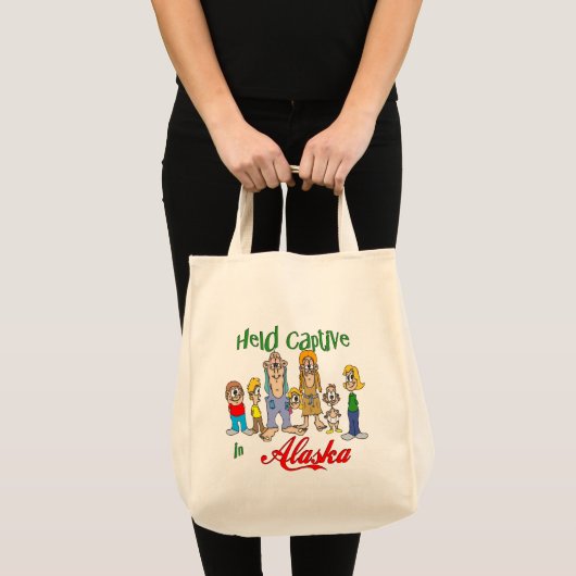 Gevangen in Alaska Tote Bag (Voorkant (product))