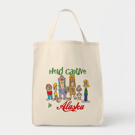 Gevangen in Alaska Tote Bag (Voorkant)