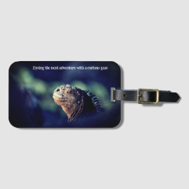 Gevangen in de act zeeleguaan bagagelabel