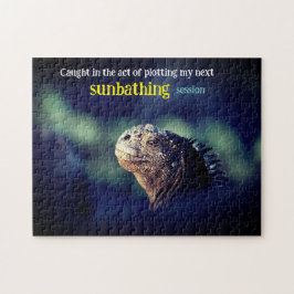 Gevangen in de act zeeleguaan legpuzzel