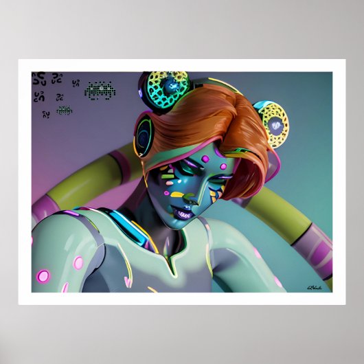 Gevangen in de Curl IV Poster (Voorkant)