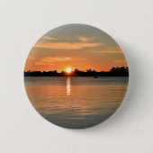 Gevangen in de Sunset Badge Ronde Button 5,7 Cm (Voorkant)