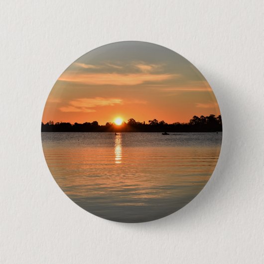 Gevangen in de Sunset Badge Ronde Button 5,7 Cm (Voorkant)