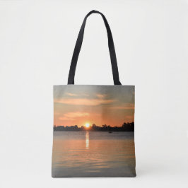 Gevangen in de Sunset Canvas tas