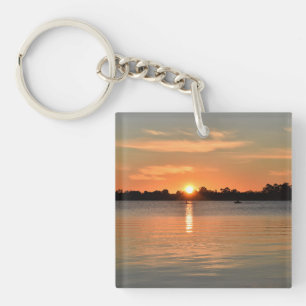 Gevangen in de Sunset Key Ring Sleutelhanger