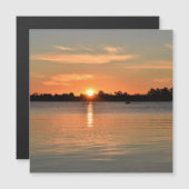 Gevangen in de Sunset Magnetische Kaart (Voorkant / Achterkant)