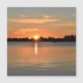 Gevangen in de Sunset Magnetische Kaart