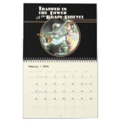 Gevangen in de toren van de Brain Theven Calendar Kalender (Feb 2026)