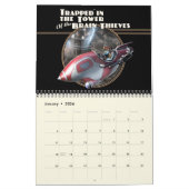 Gevangen in de toren van de Brain Theven Calendar Kalender (Jan 2026)