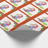 Gevangen in het zoemelpapier cadeaupapier (Hoek)